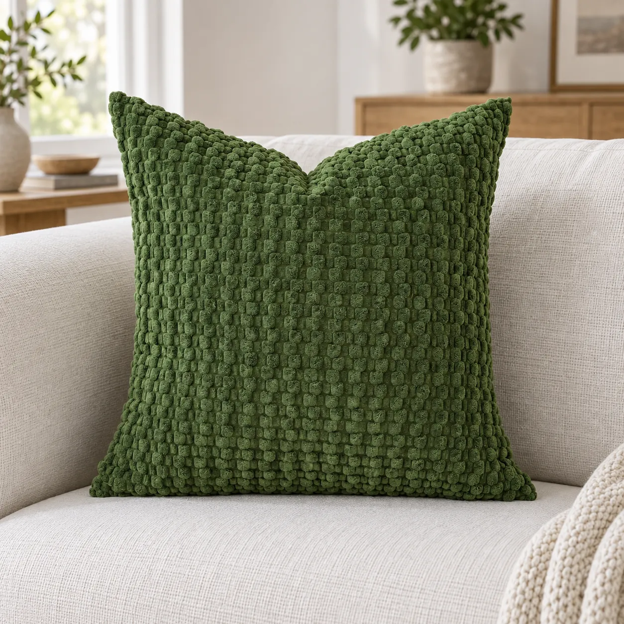 Olive Bubble Cover - lead view